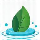 Ikon layanan cuci ramah lingkungan hemat air dan sabun biodegradable